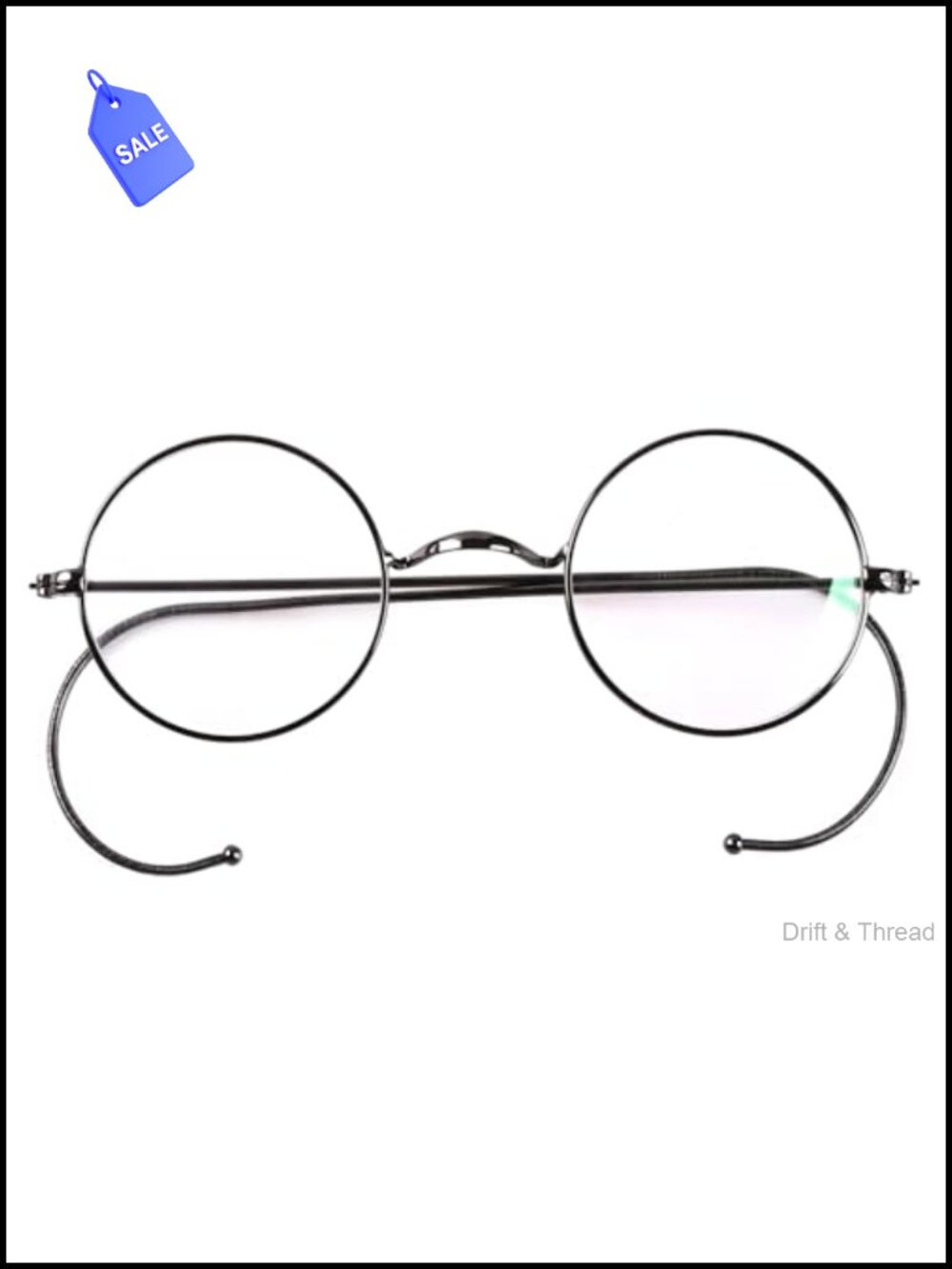 Retro Small Round Wire Rim Eyeglasses Frames Optical Vintage